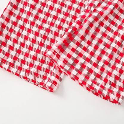 BIG HUGS Toddler Girl Heart Plaid Lounge Set - image 7