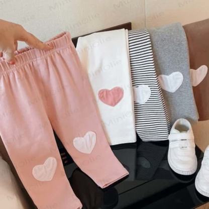 Toddler Heart Patch Leggings - image 2