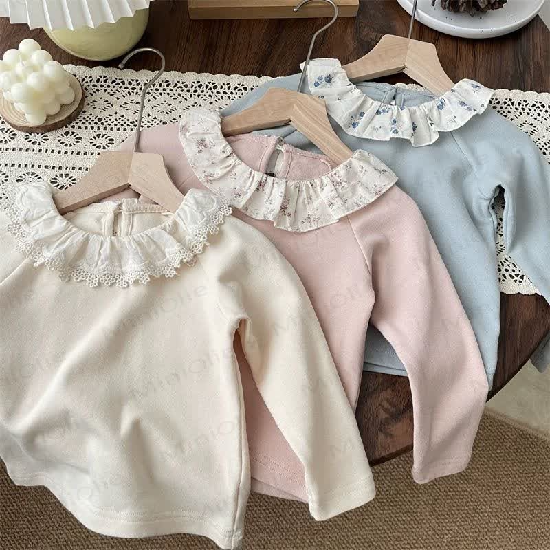 Toddler Girl Ruffle Collar Shirt - image 1