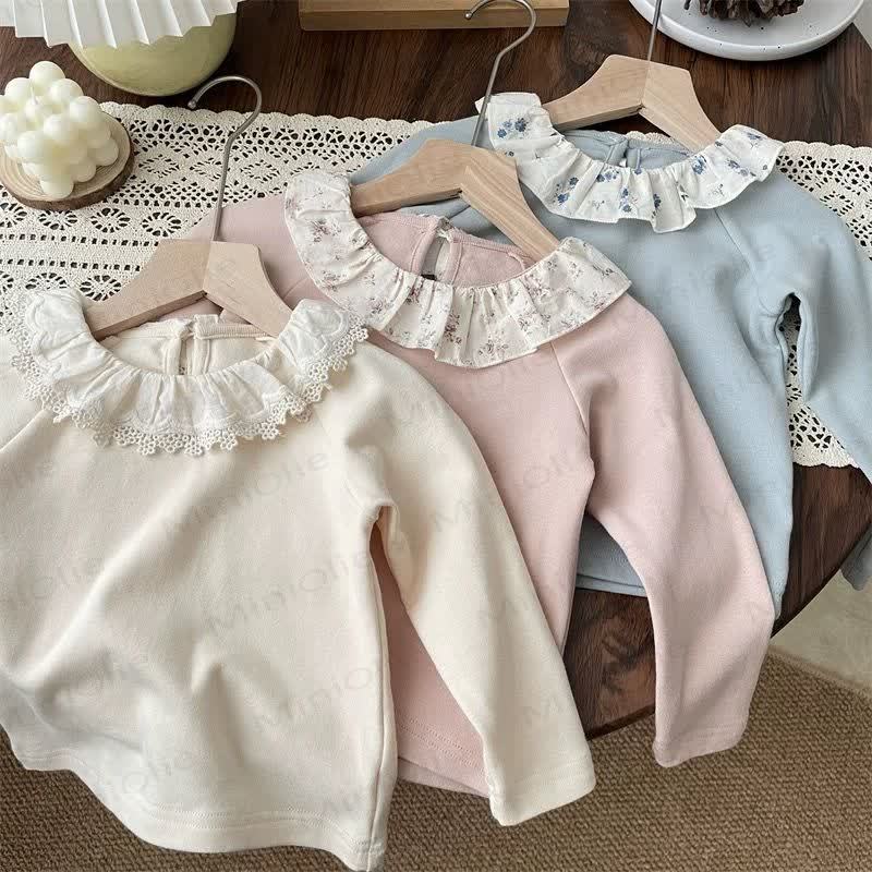Toddler Girl Ruffle Collar Shirt - image 1