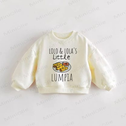 LOLO & LOLA'S LITTLE LUMPIA Baby Toddler Cream Sweatshirt - Cream - 3-5T - image 1