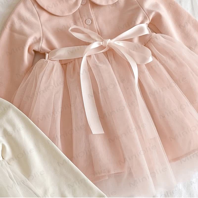 Baby Peter Pan Collar Long Sleeve Dress - image 9