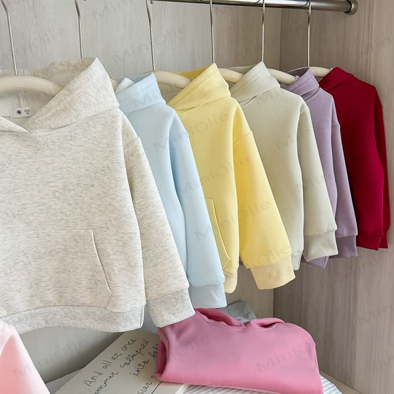 Toddler Kid Solid Color Sweatshirt - image 2