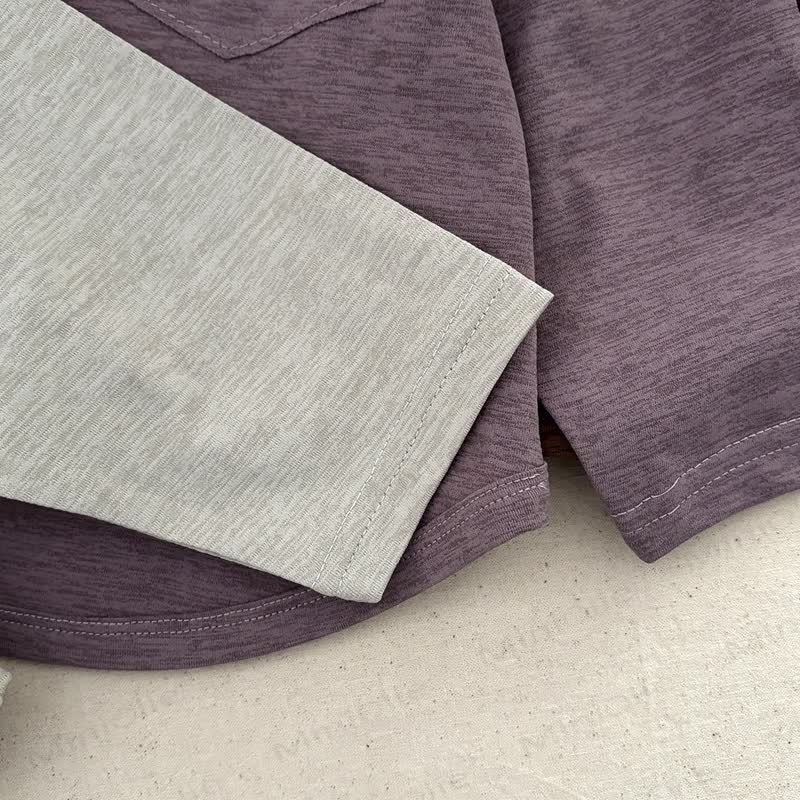 DULAMB Baby Solid Color Long Sleeve Shirt - image 9