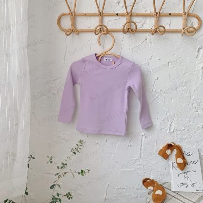 Toddler Casual Crew Neck Long Sleeve Shirt - Lilac - 10-11T - image 16