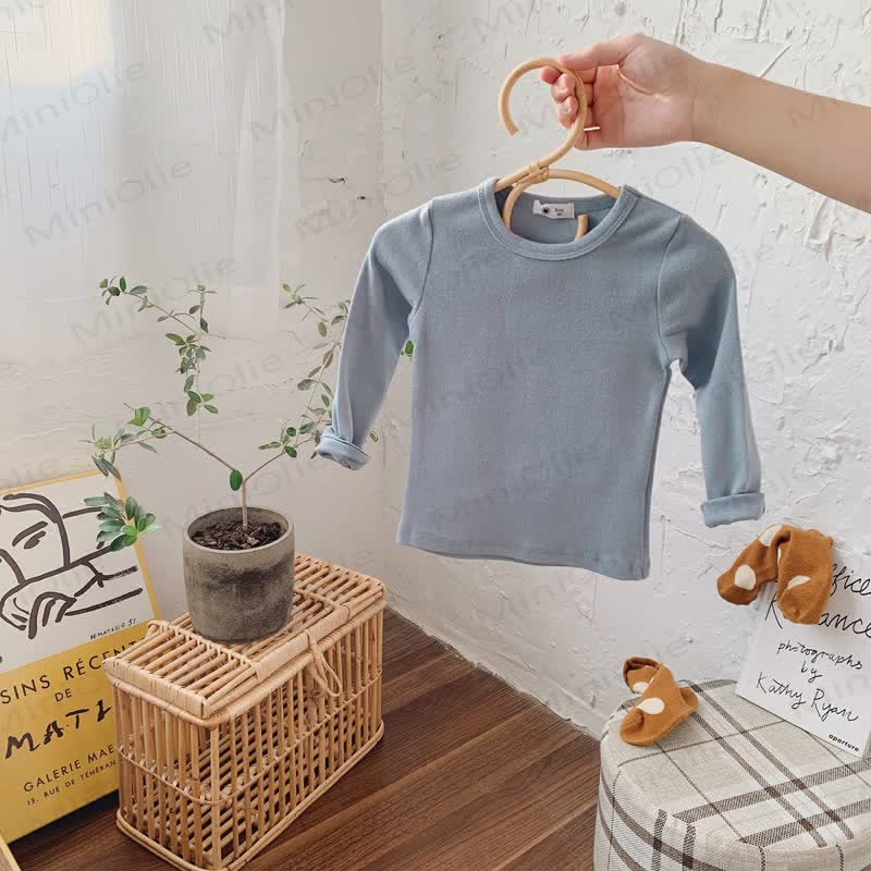 Toddler Casual Crew Neck Long Sleeve Shirt - Slate Blue - 10-11T - image 17