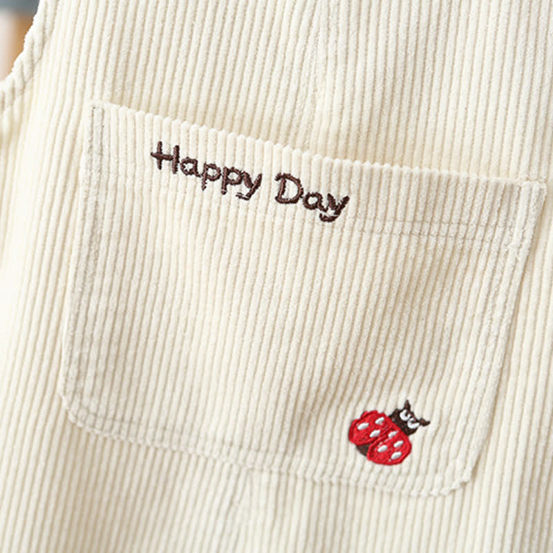 HAPPY DAY Toddler Baby Corduroy Pocket Overalls - image 7