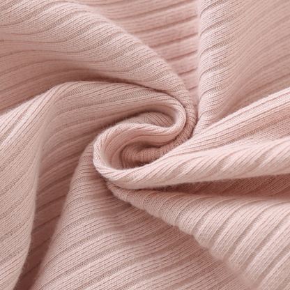 Baby Solid Color Ribbed Long Sleeve Zip Romper - image 15