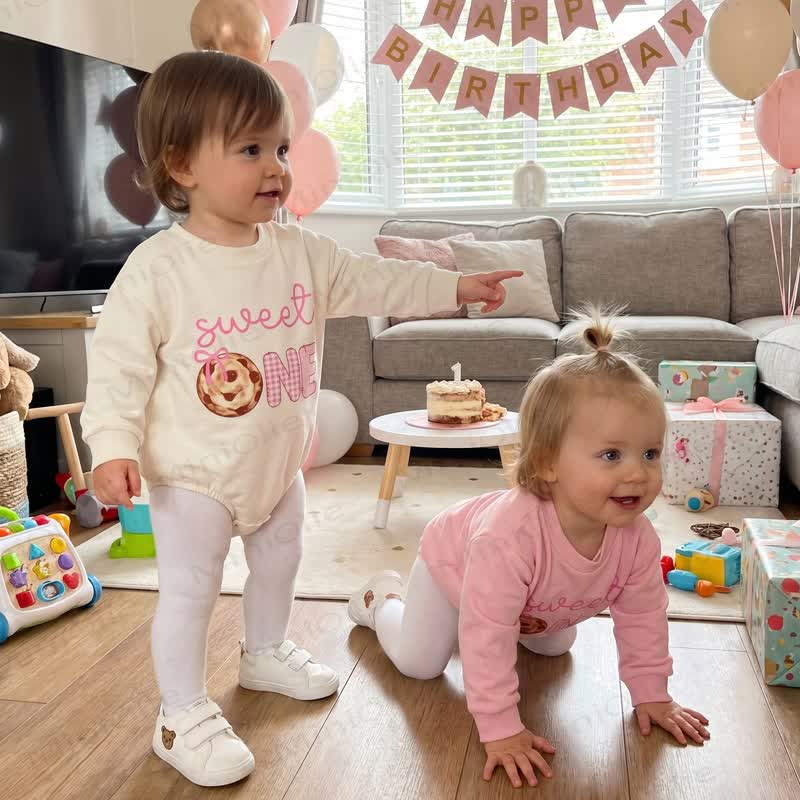 SWEET ONE Baby Birthday Donut Bodysuit - image 14