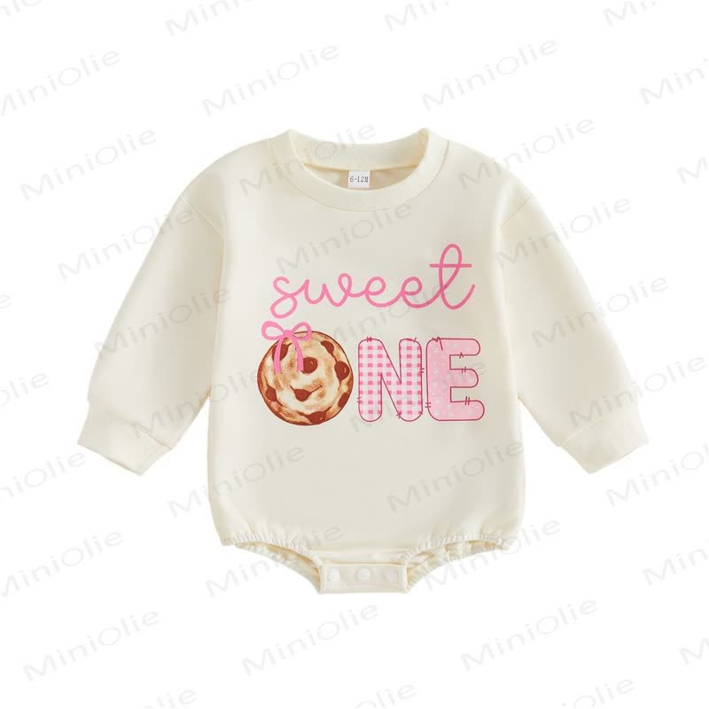 SWEET ONE Baby Birthday Donut Bodysuit - image 4