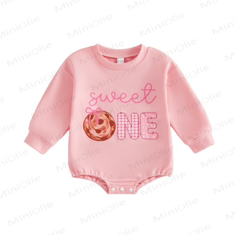 SWEET ONE Baby Birthday Donut Bodysuit - image 8