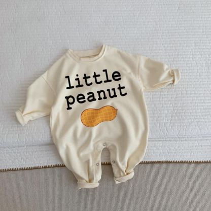 LITTLE PEANUT Baby Toddler Beige Romper - Beige - 2-3T - image 1