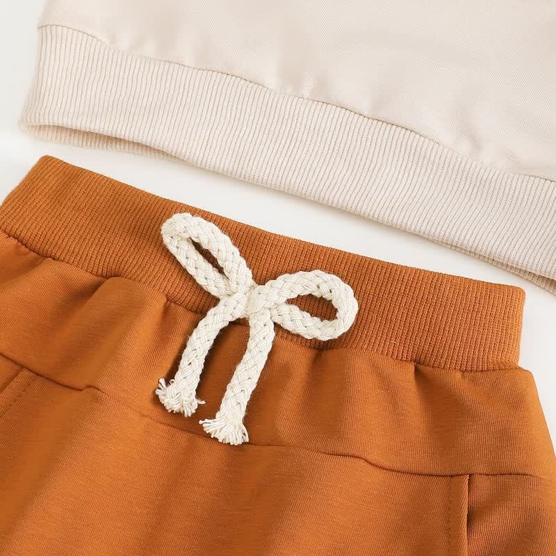 Baby Pumpkin Applique Sweatshirt and Jogger 2-piece Set - image 5