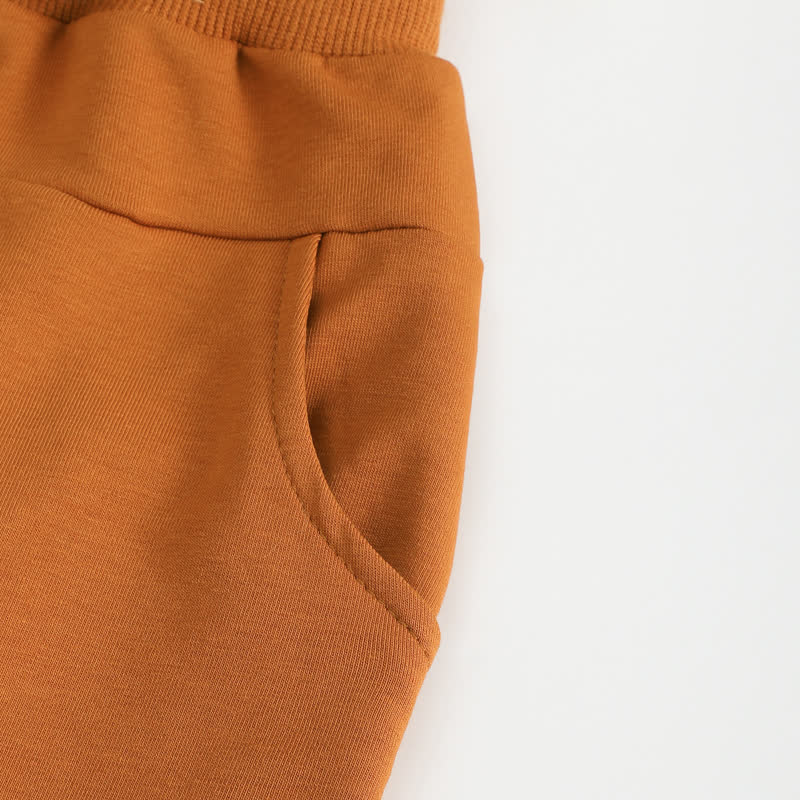 Baby Pumpkin Applique Sweatshirt and Jogger 2-piece Set - image 6