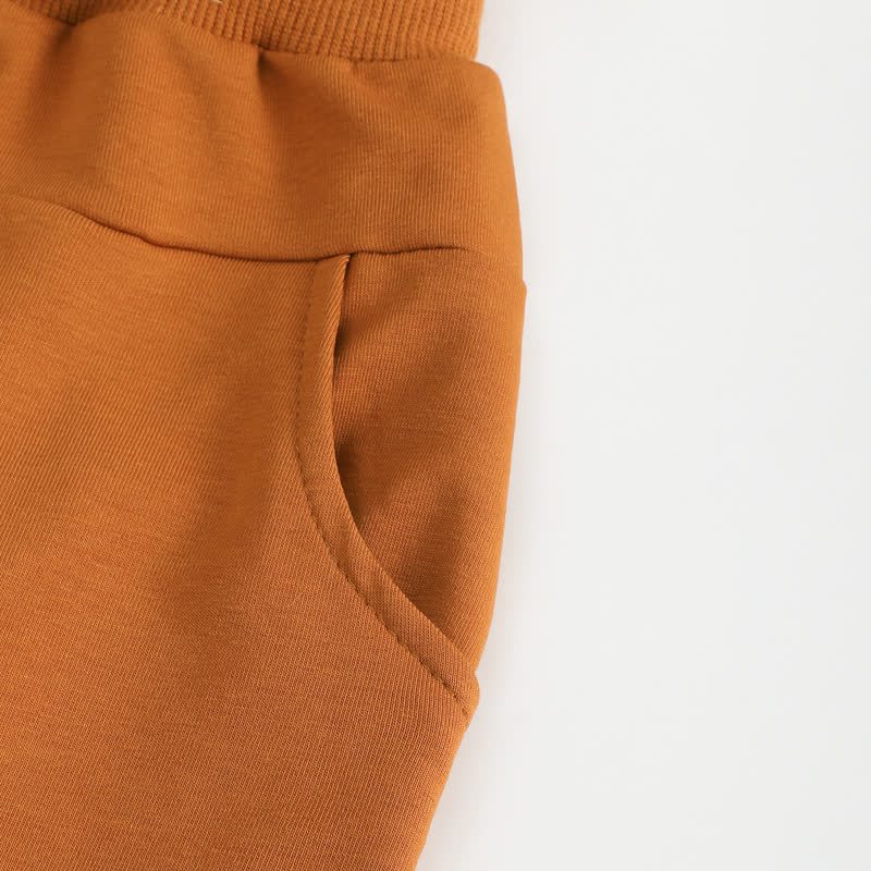 Baby Pumpkin Applique Sweatshirt and Jogger 2-piece Set - image 6