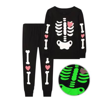 Toddler Glow In The Dark Skeleton Lounge Set - Heart - 8Y - image 5
