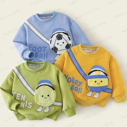 Toddler Patch Pocket Crewneck Sweatshirt - image 1