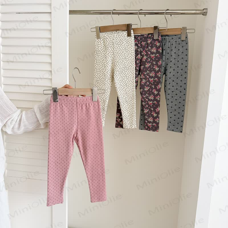 Toddler Floral Cotton Leggings - image 2