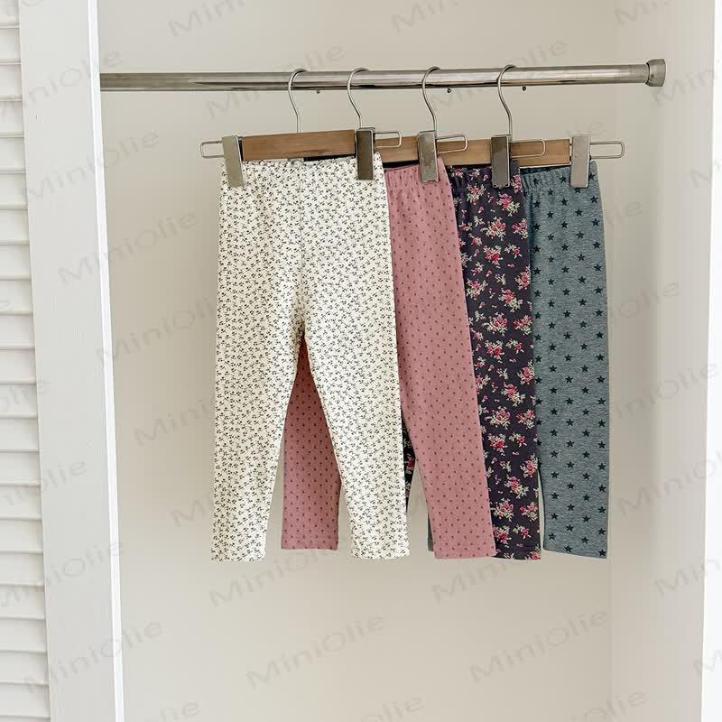 Toddler Floral Cotton Leggings - image 1