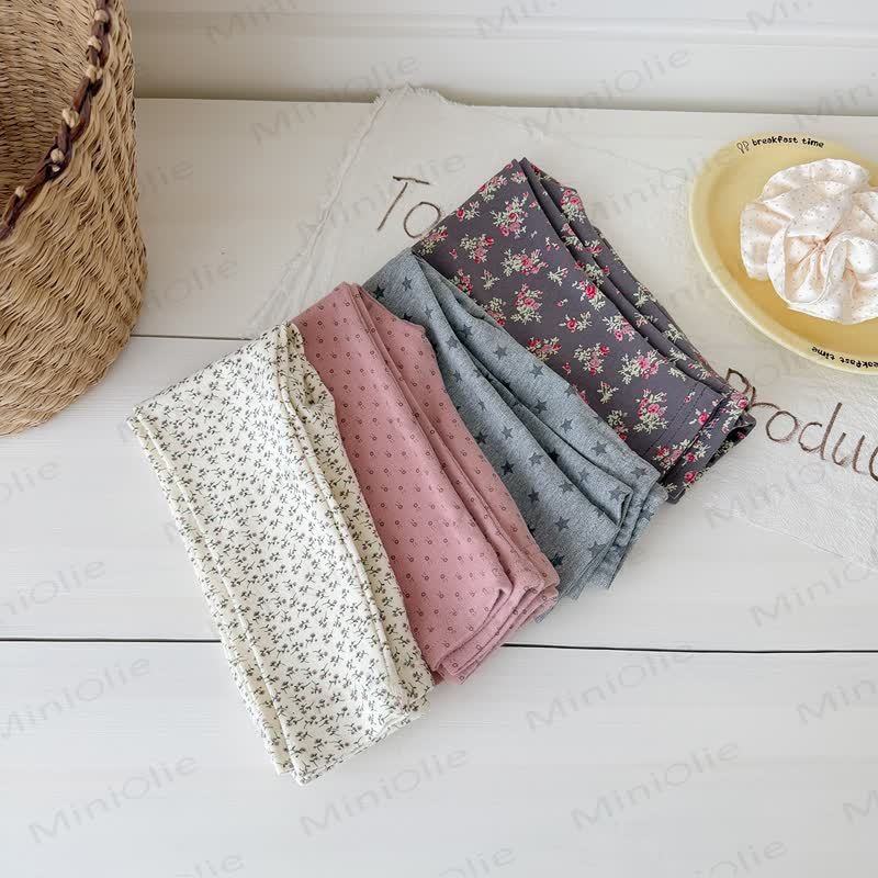 Toddler Floral Cotton Leggings - image 8