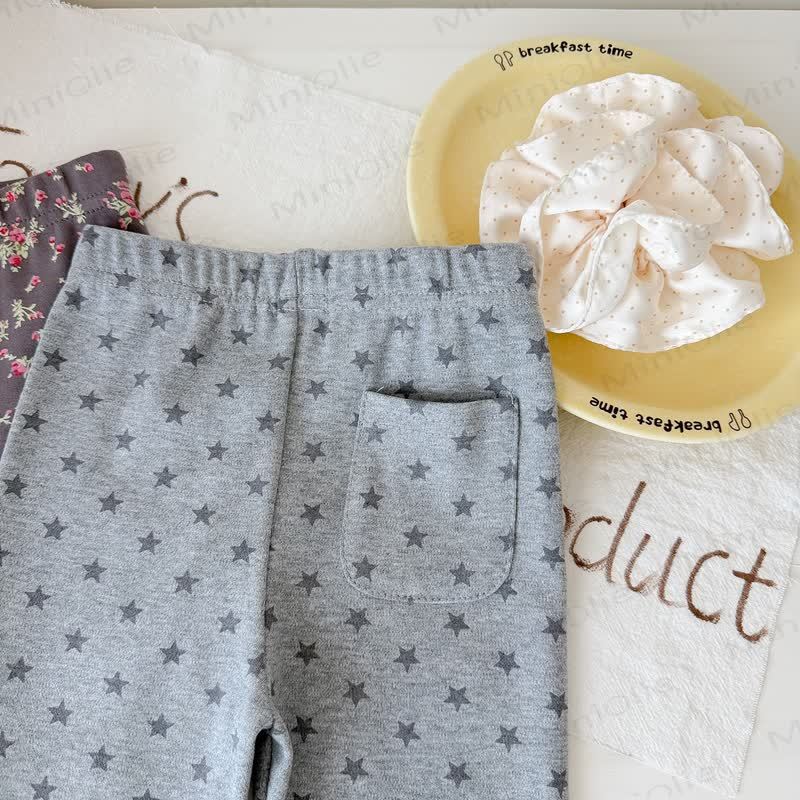 Toddler Floral Cotton Leggings - image 11