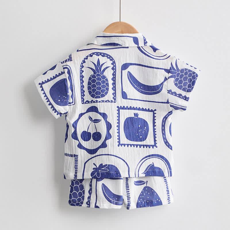 Baby Toddler Fruit Shirt and Shorts 2-piece Set - image 3