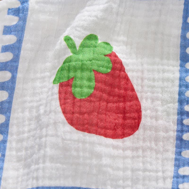 Baby Girls Strawberry Bows Romper with Hat - image 5