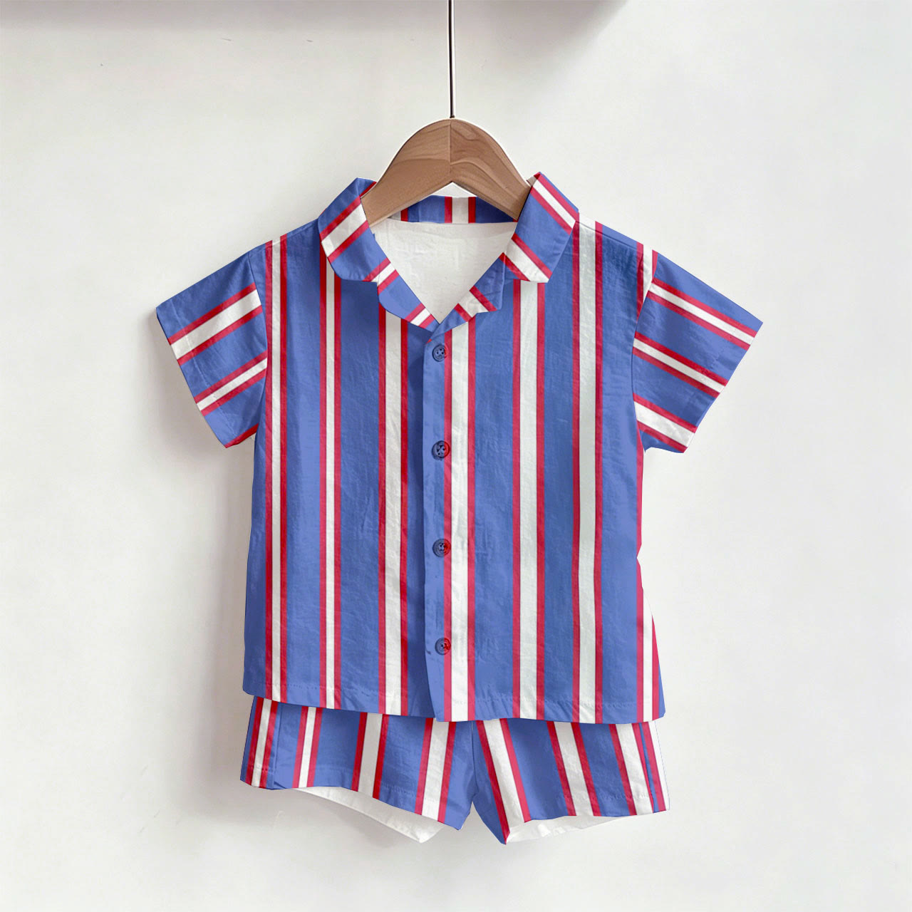 Toddler Boys Striped Shirt and Shorts 2-piece Set - image 2