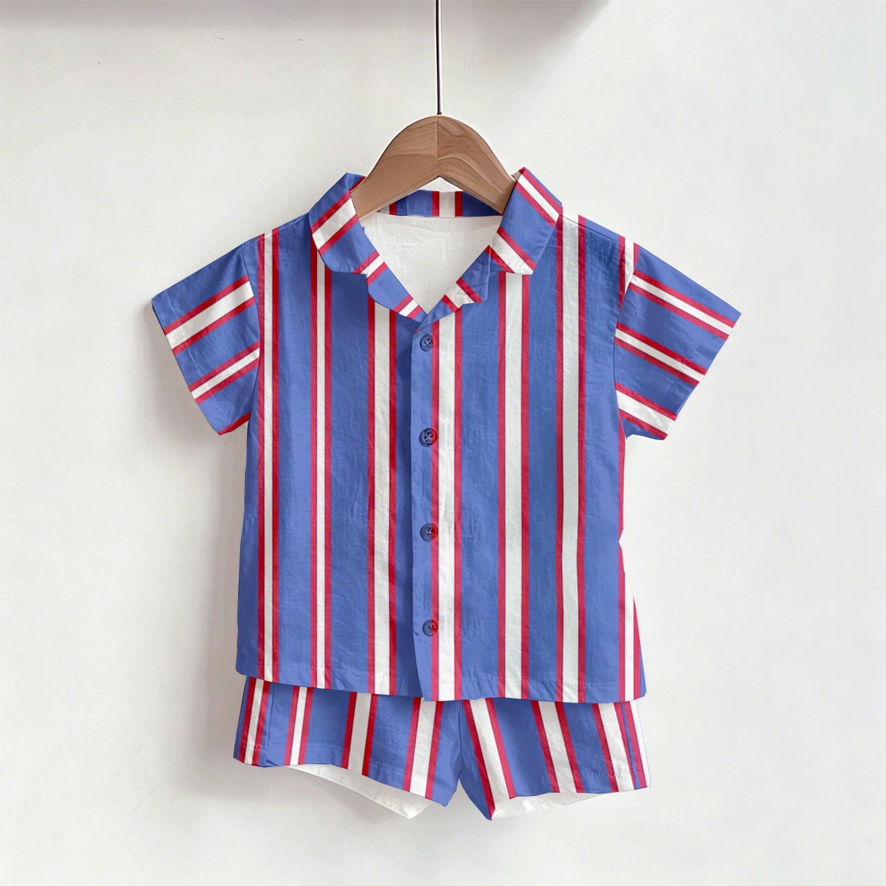 Toddler Boys Striped Shirt and Shorts 2-piece Set - image 2