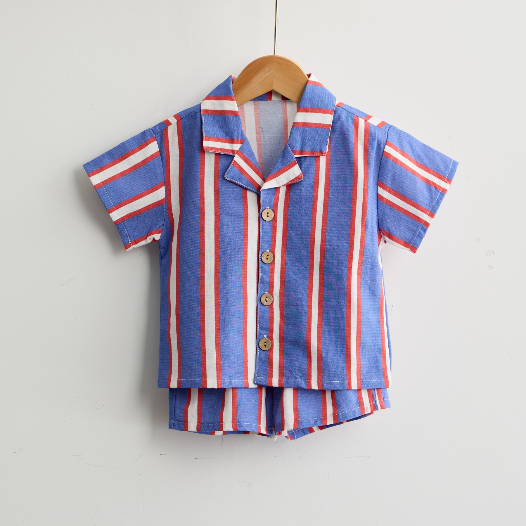 Toddler Boys Striped Shirt and Shorts 2-piece Set - image 3