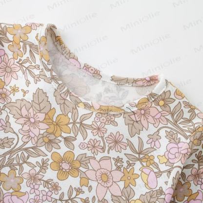 Toddler Girl Vintage Floral Long Sleeve Dress - image 4
