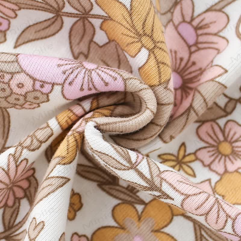 Toddler Girl Vintage Floral Long Sleeve Dress - image 6