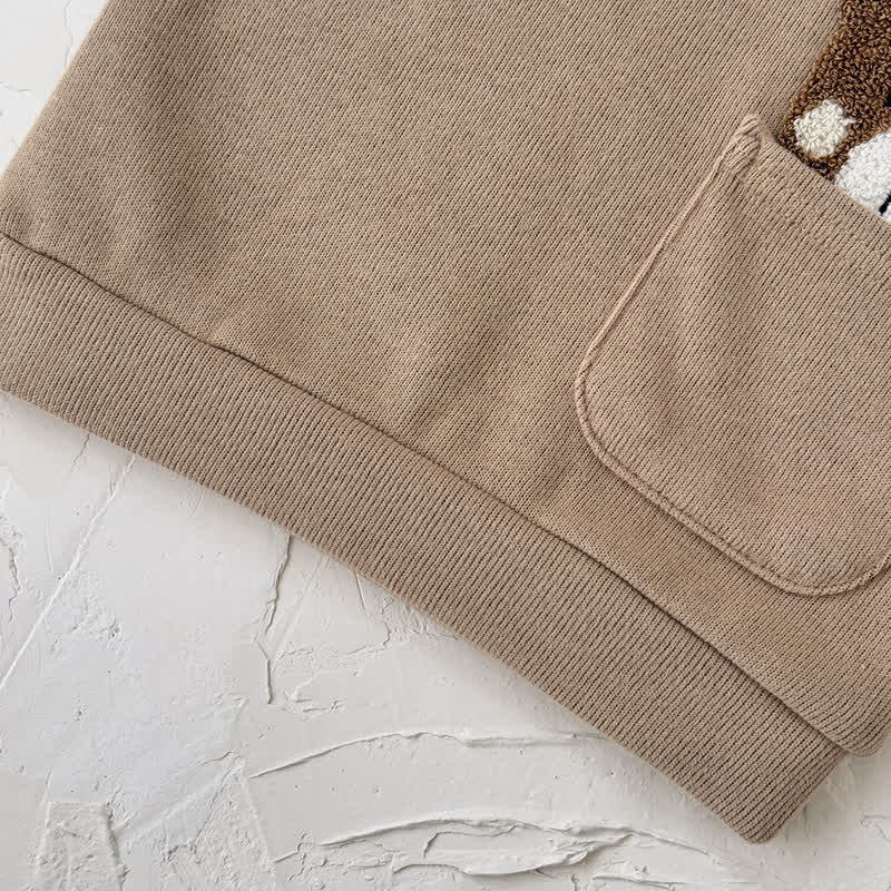 Baby Bear Pocket Sweatshirt and Jogger 2-piece Set - image 6