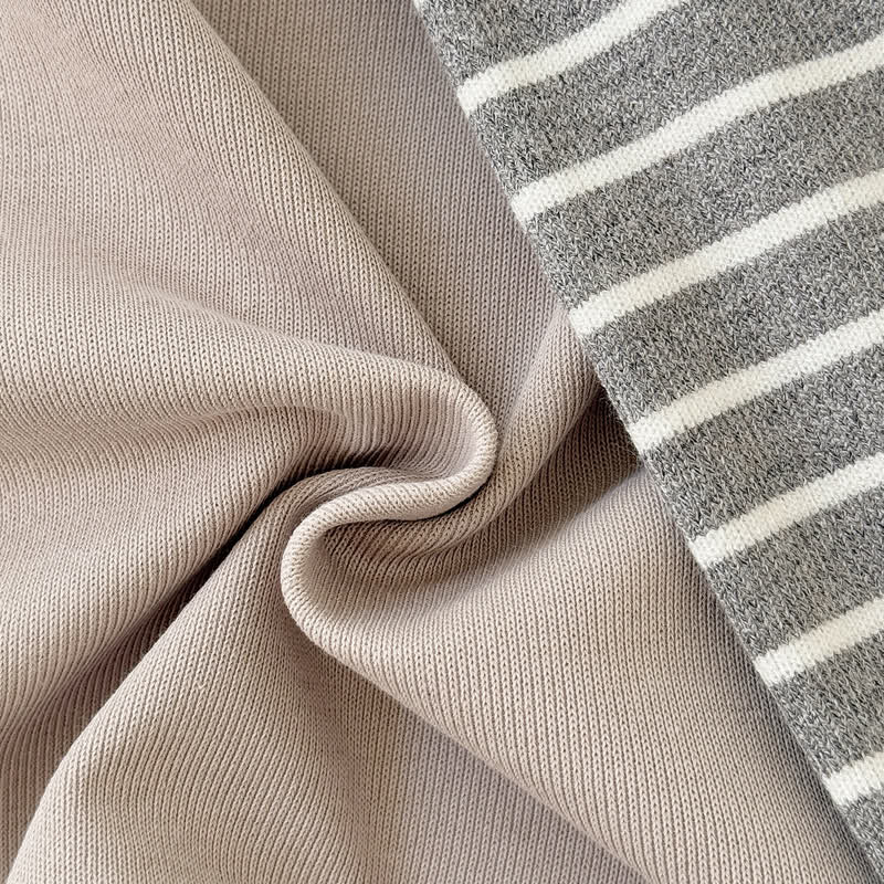 HELLO Baby Beige Sweatshirt and Striped Pants 2-piece Set - image 8