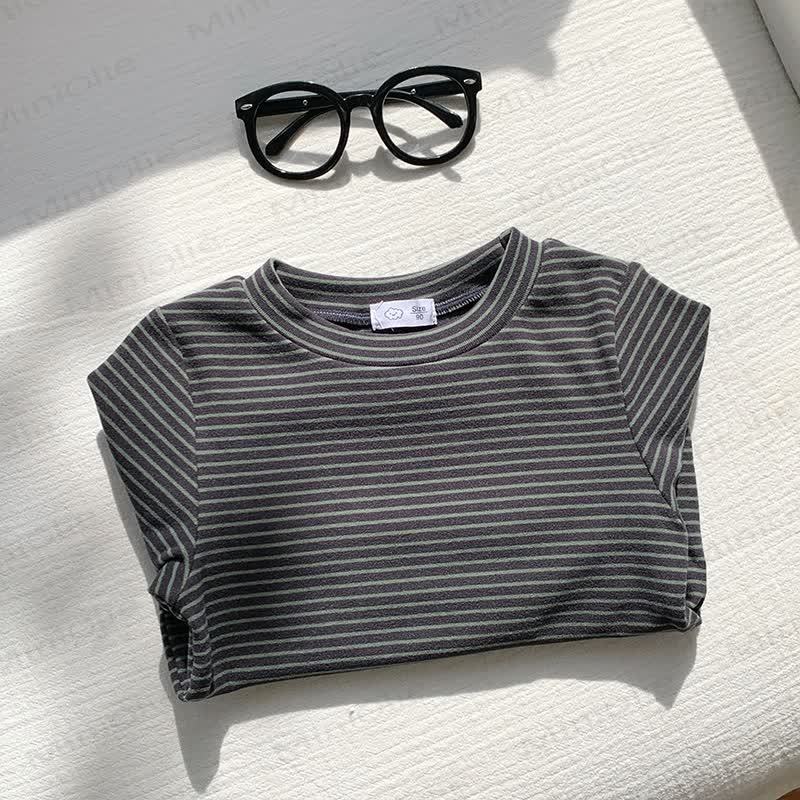 Toddler Kid Stripe Cotton Shirt - Lime Green - 10-11T - image 5