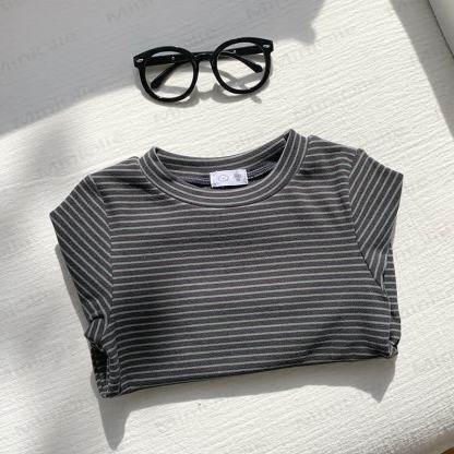 Toddler Kid Stripe Cotton Shirt - Lime Green - 10-11T - image 5