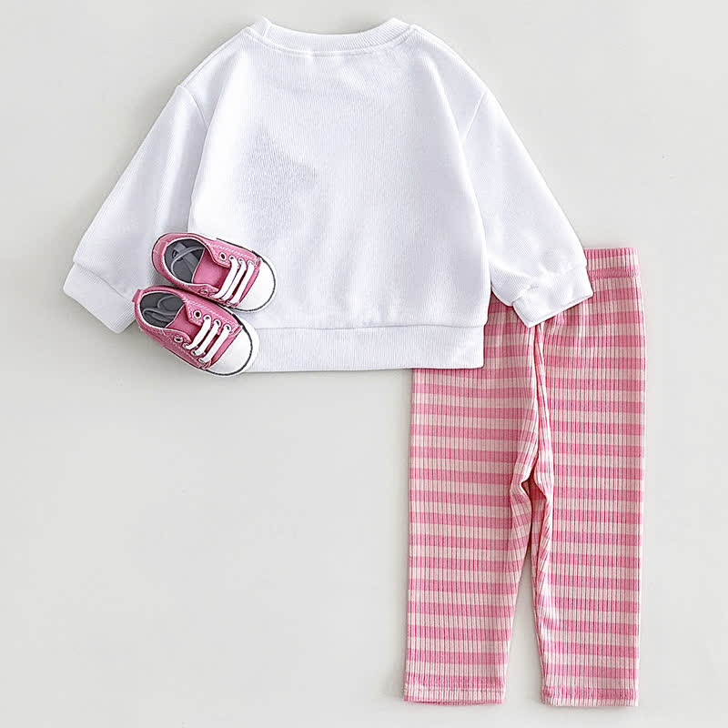 Baby Plush Animal Sweatshirt and Legging 2-piece Set - image 5