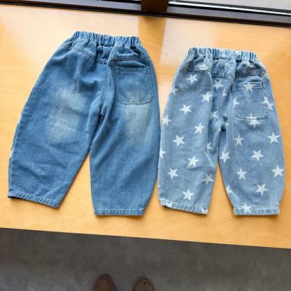 Toddler Star Print Denim Pants - image 5