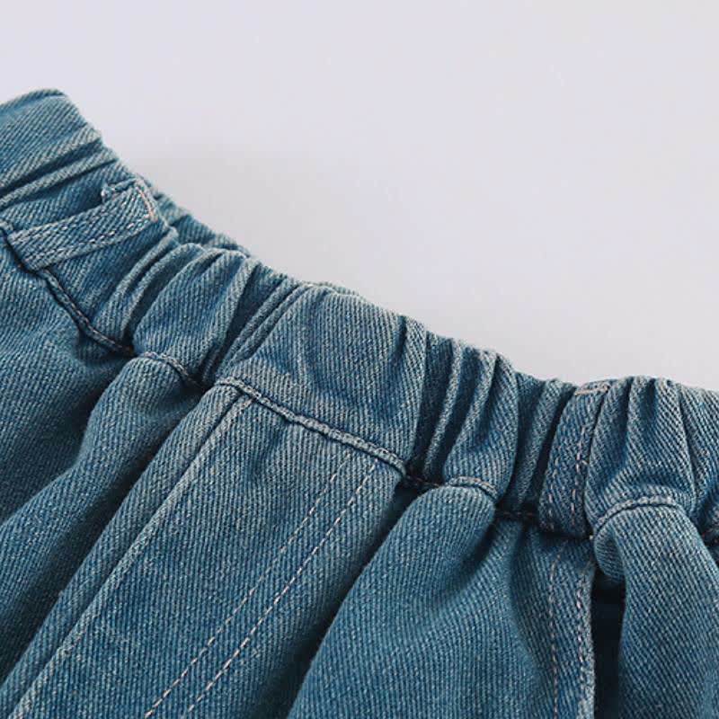 Toddler Star Print Denim Pants - image 7