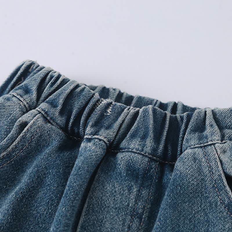 Toddler Horse Print Denim Pants - image 6