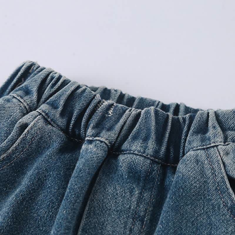 Toddler Horse Print Denim Pants - image 6