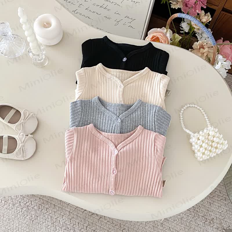 Baby Soft Rib Knit Button Front Cardigan Coat - image 4