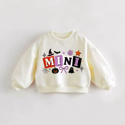 MINI Baby Toddler Halloween Elements Cream Sweatshirt - Cream - 3-5T - image 1