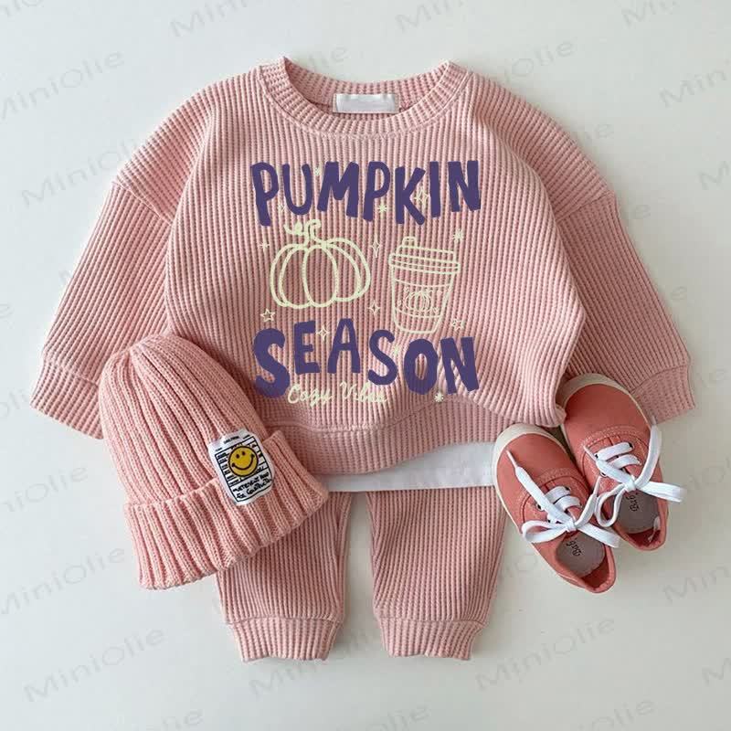 PUMPKIN SEASON Baby Pink 2-Piece Set - Pink - 2-3T - image 1