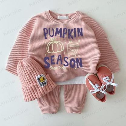PUMPKIN SEASON Baby Pink 2-Piece Set - Pink - 2-3T - image 1