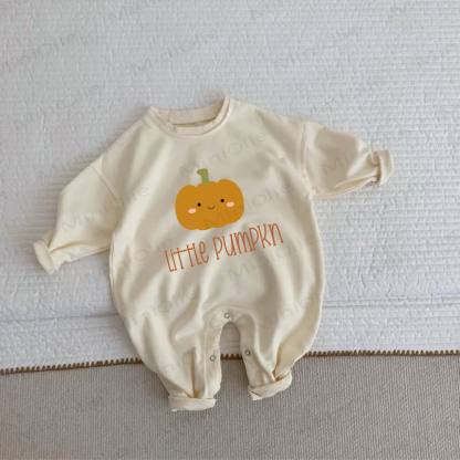 LITTLE PUMPKIN Baby Beige Romper - Beige - 2-3T - image 1