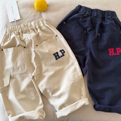 H.P Toddler Relaxed Cargo Pants - Beige - 8-9T - image 3