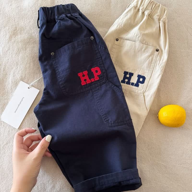 H.P Toddler Relaxed Cargo Pants - Blue - 8-9T - image 2