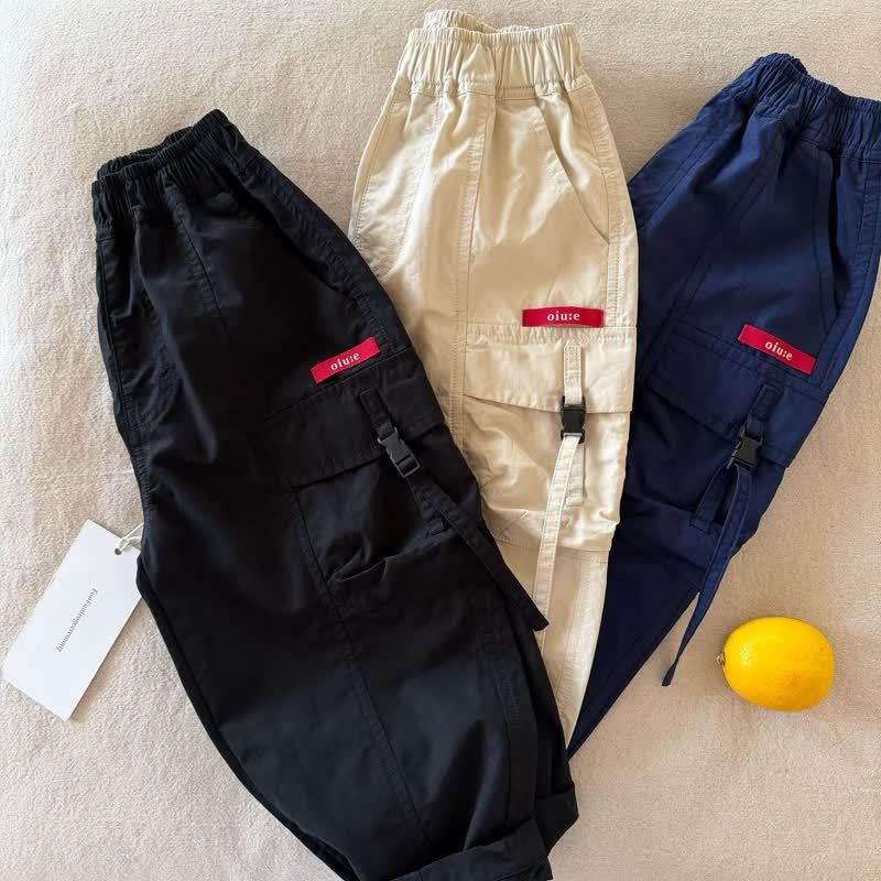 Toddler Boys Solid Color Cargo Pants - image 5