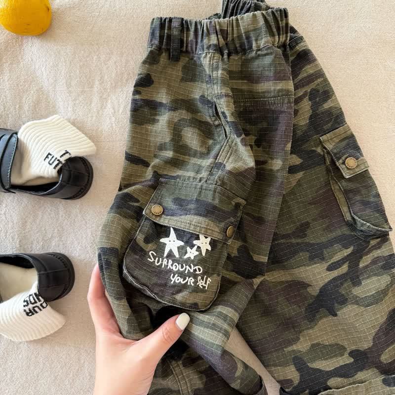 Toddler Boys Classic Relaxed Camo Cargo Pants - image 4